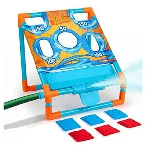 Nerf Super Soaker Toss ‘N Splash Cornhole Game Water Bean Bag Set Outdoor Summer